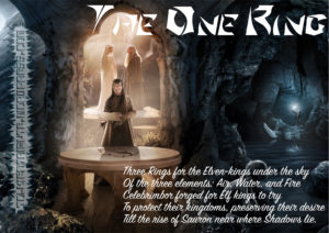 LOTR Lord of the Rings - The One Ring - Stanza 1