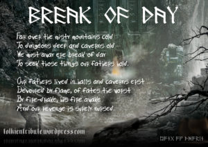 Thorin's Song - Break of Day Stanzas 1-2