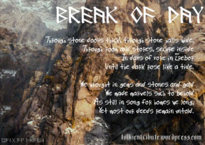 Thorin's Song - Break of Day Stanzas 3-4